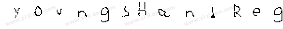 YoungsHand Regular字体转换